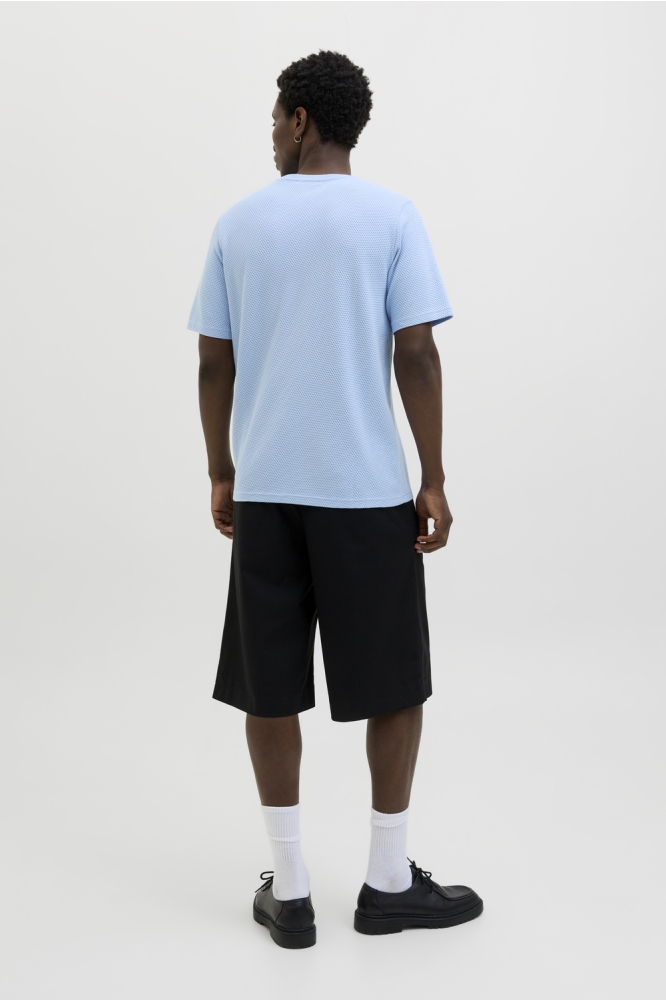 JPRBLAFRANCO SS TEE CREW NECK LN 12175825 CHAMBRAY BLUE